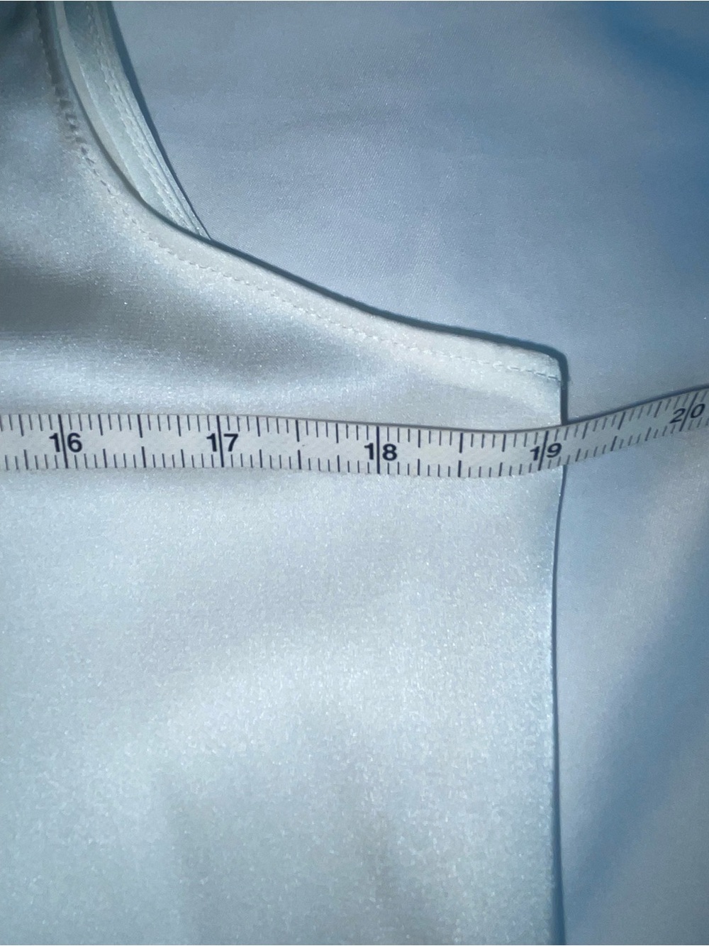 Tahari White Satin Blouse S - Picture 6 of 8